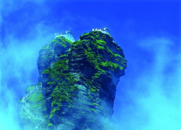 梵净山山_梵净山旅游_风景秀丽的梵净山/